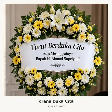 Krans Bunga Duka Cilacap